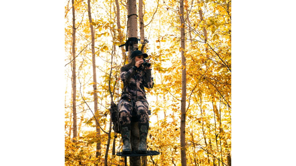 Rivers Edge Treestands Lite Foot Aluminum Hang-on Stand, Black, RE557