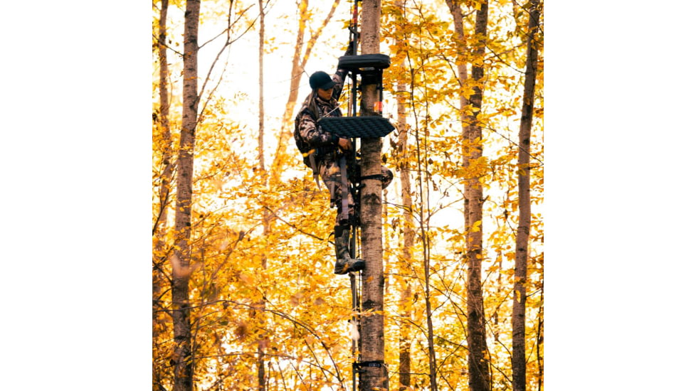 Rivers Edge Treestands Lite Foot Aluminum Hang-on Stand, Black, RE557