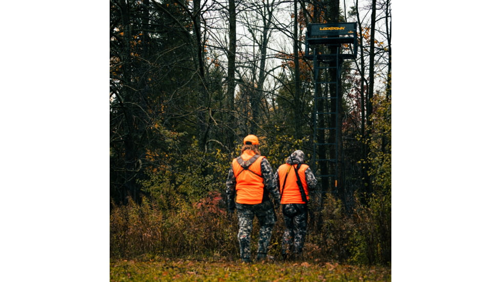 Rivers Edge Treestands Lockdown 2-Man Treestand, Black, 811603010194