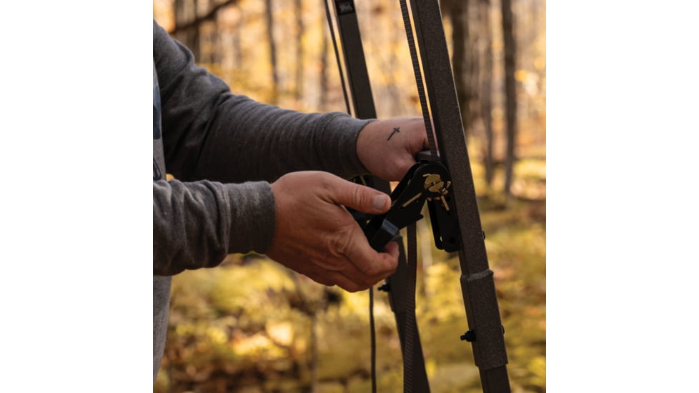 Rivers Edge Treestands Relax Wide - LS Treestand, Black, 16ft 9in, RE672