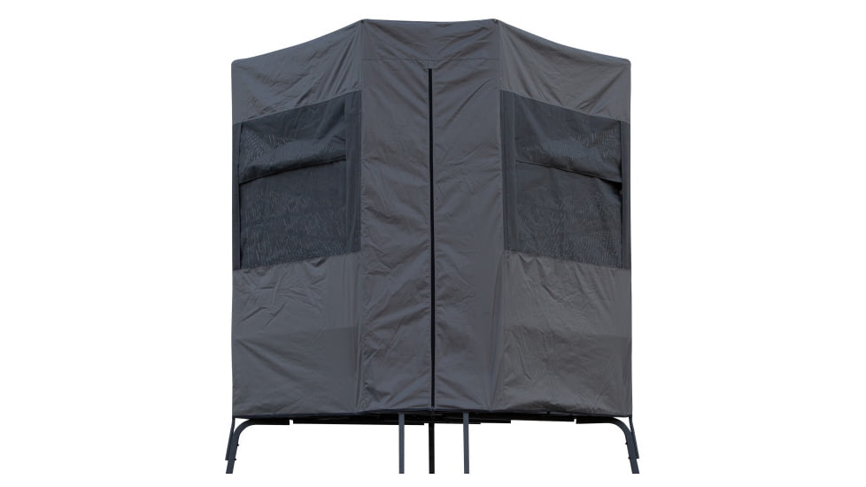 Rivers Edge Treestands Shooting Platform Blind Enclosure, Gray, 2-Person, RE402B