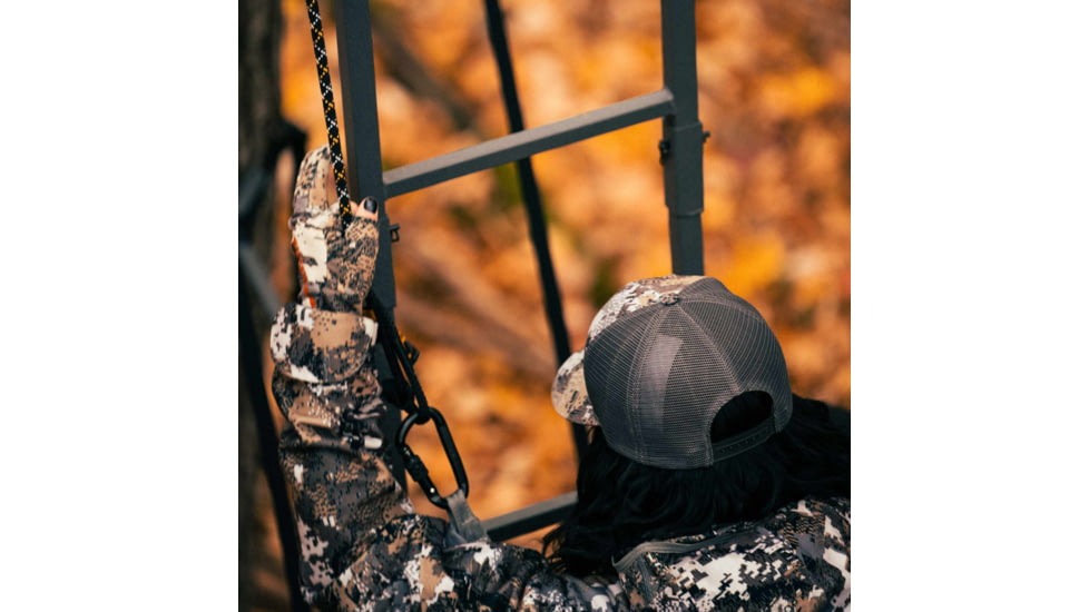 Rivers Edge Treestands Uppercut 1-Man Ladder Stand, Black, Medium, RE632
