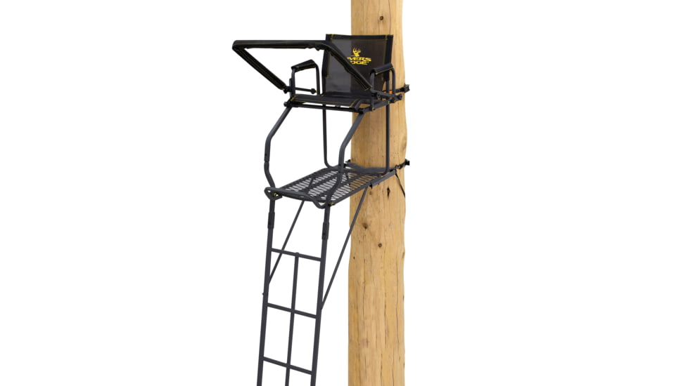 Rivers Edge Treestands Uppercut Ladder Stand, Rivers Edge Grey, 1-Person, RE659