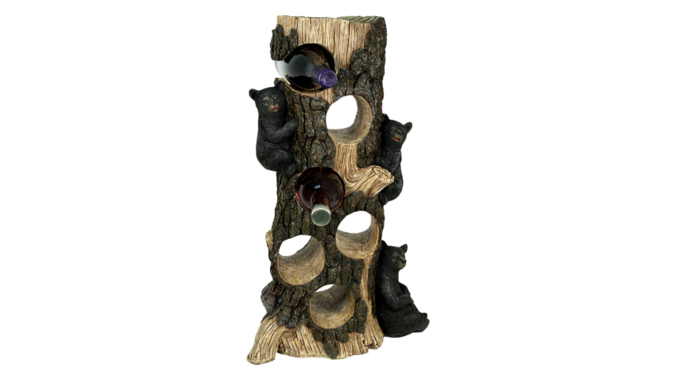 Rivers Edge Wine Bottle Holder, Bear 6-Bottle, 923