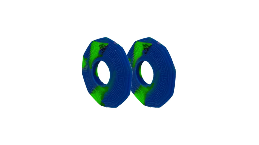 Riverside Seawall Drip Rings, Lime/Silver, 091377