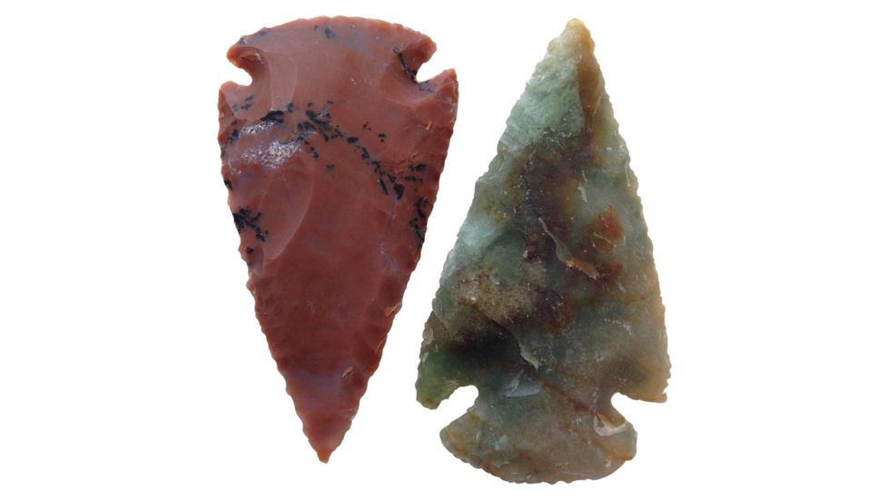 RMC Hand Knapped Arrow Heads, 2 pk. A0022PK