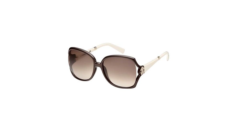 Roberto Cavalli Danubrite RC504S Sunglasses - Brown/Ivory Frame Color, Brown Lens Color