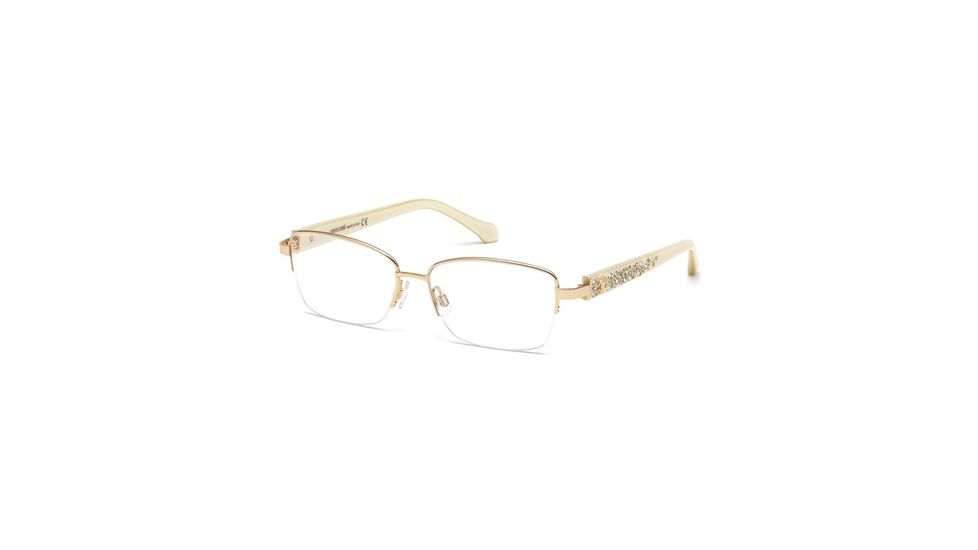 Roberto Cavalli RC0929 Eyeglass Frames - Shiny Rose Gold Frame Color