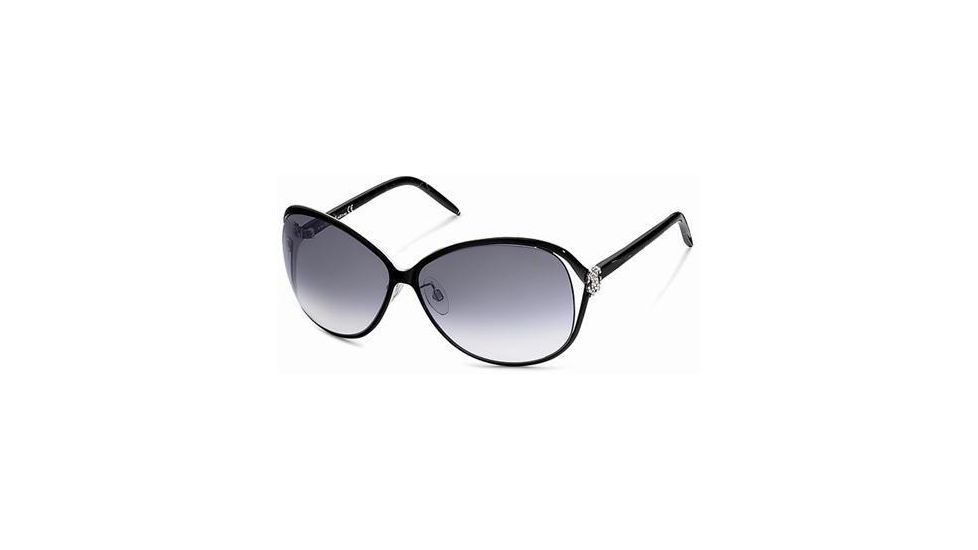 Roberto Cavalli RC500S Sunglasses - Black Frame Color, Gradient Smoke Lens Color