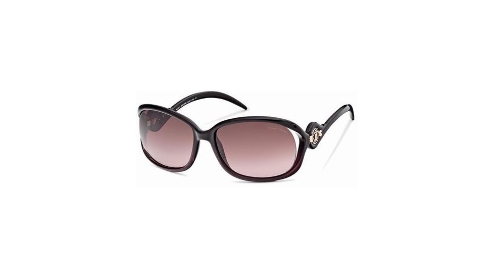 Roberto Cavalli RC576S Sunglasses - Black Frame Color, Gradient / Mirror Violet Lens Color