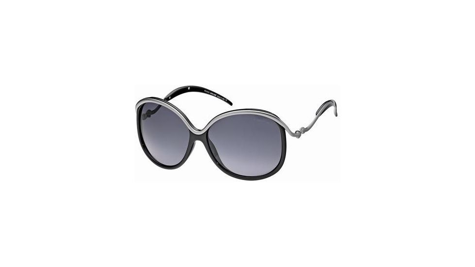 Roberto Cavalli RC601S Sunglasses - Shiny Black Frame Color, Gradient Smoke Lens Color