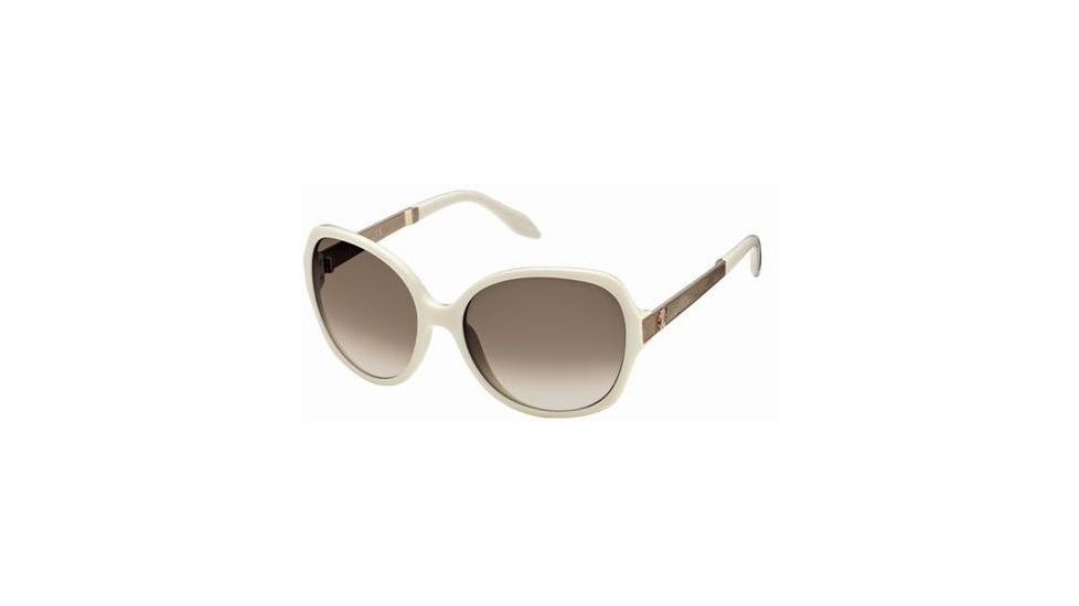 Roberto Cavalli RC649S Sunglasses - Ivory Frame Color, Gradient Brown Lens Color