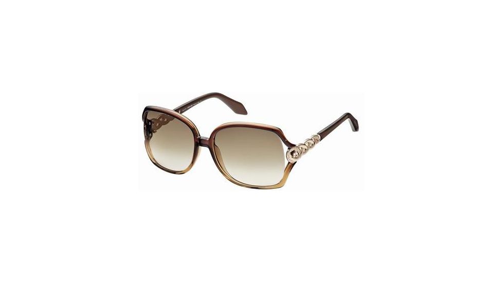 Roberto Cavalli RC653S Sunglasses - Dark Brown Frame Color, Gradient Brown Lens Color