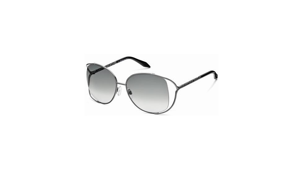 Roberto Cavalli RC665S Sunglasses - Matte Dark Ruthenium Frame Color, Gradient Smoke Lens Color