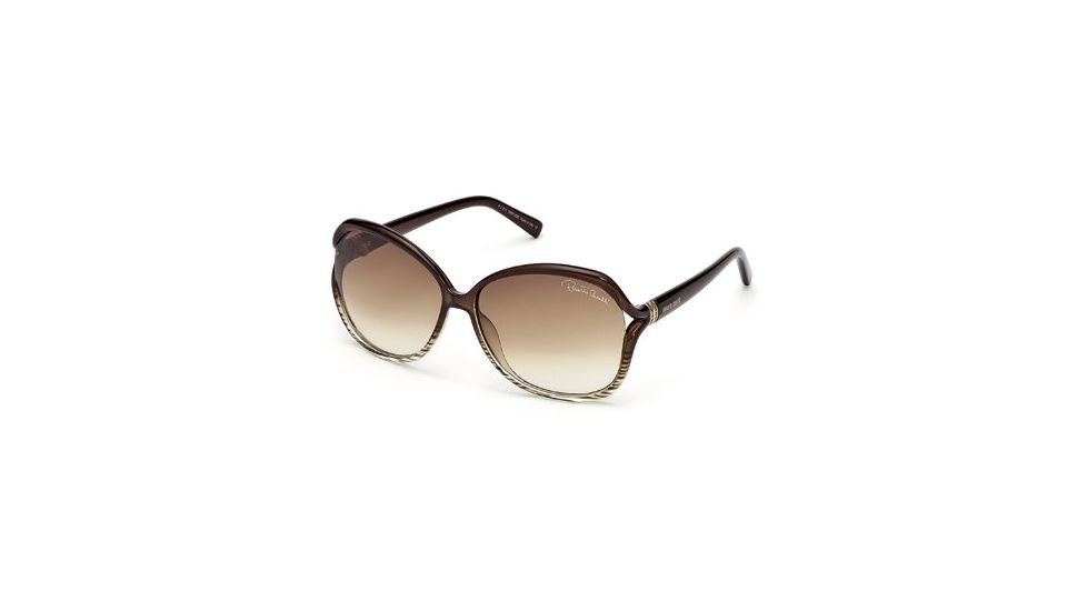 Roberto Cavalli RC668S Sunglasses - Dark Brown Frame Color, Gradient Brown Lens Color