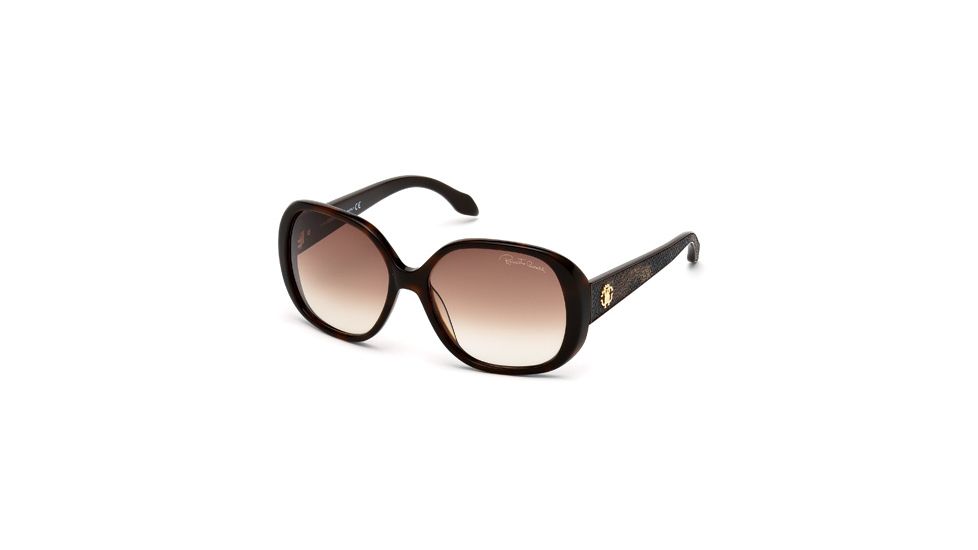 Roberto Cavalli RC743S Sunglasses - Dark Havana Frame Color