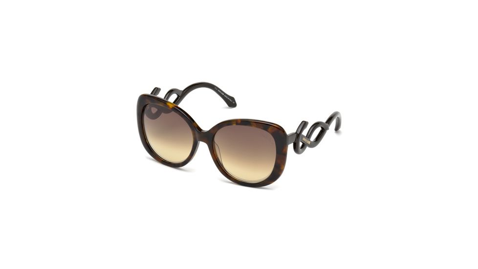 Roberto Cavalli RC911S Sunglasses - Dark Havana Frame Color, Gradient Brown Lens Color