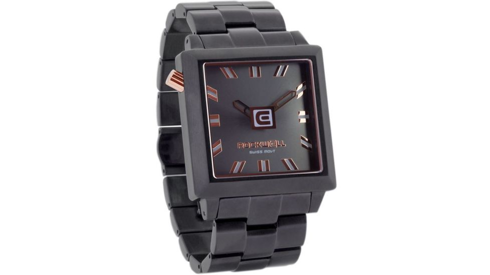 Rockwell Time 40mm2 Gunmetal Case/Rose Gold Dial Mens Watch 4S-108