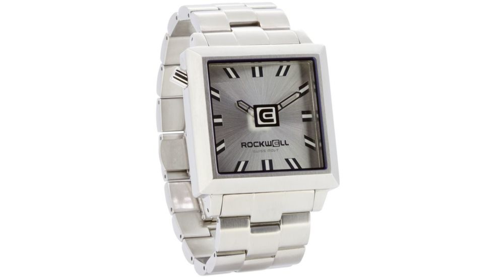 Rockwell Time 40mm2 Silver Case/Silver Dial Mens Watch 4S-101