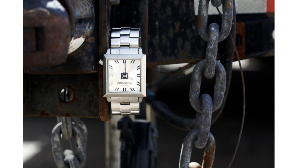Rockwell Time 40mm2 Silver Case/Silver Dial Mens Watch 4S-101