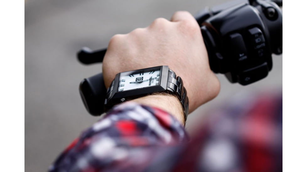 Rockwell Time 50mm2 Black Case/White Dial Mens Watch FS103