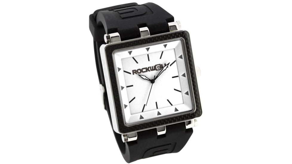 Rockwell Time CF Black Case/White Dial Mens Watch CF122