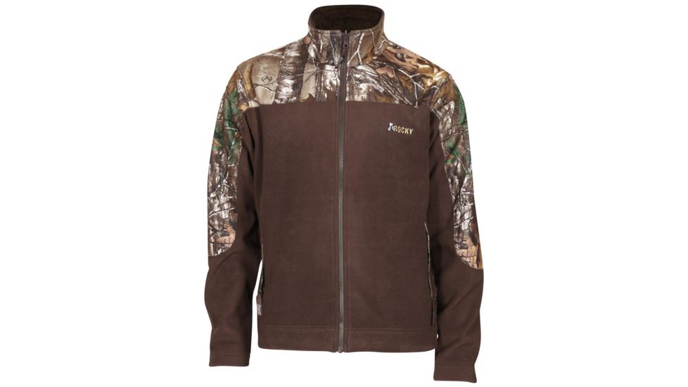 Rocky Mens Fleece Jacket, Realtree Xtra, 2XL, 609476-BTX-2XL