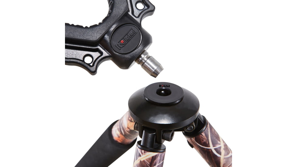 RokStad BBS V Mount Tripod Camo Gun Rest, Camouflage Color, RSGR-08
