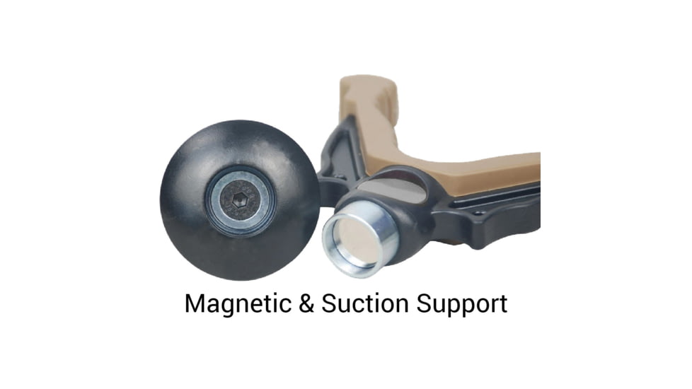 RokStad LIT V Mount Bipod Gun Rest, Black, RSGR-05