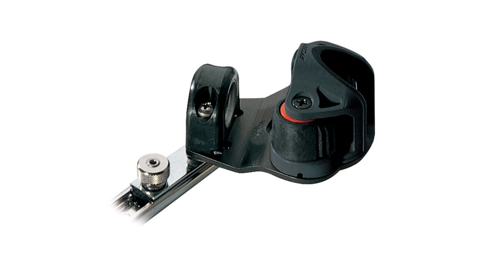 Ronstan Series 19 C-Track Slide - w/Swiveling Dead Eye - Cam Cleat - Spring-Loaded Track Stop 55023