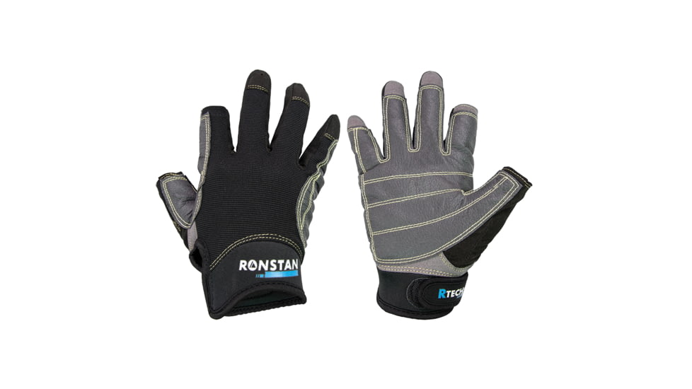 Ronstan Sticky Race Gloves - 3-Finger - Black - M, CL740M