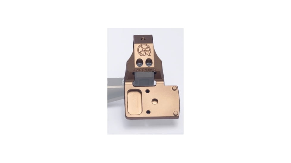 Rotapoint 35 Offset Mount for 34mm Nightforce Rings &amp; Mounts, Trijicon RMR Footprint, Right Hand, FDE, 34mm, NT34
