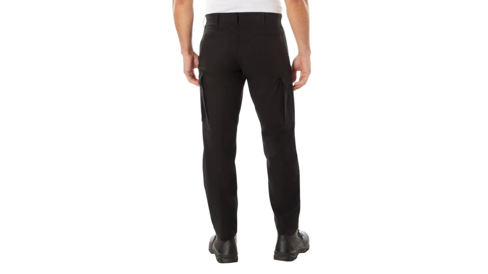 Rothco Active Flex Canvas Work Pant, Black, 44, 62082-Black-44Wx30L