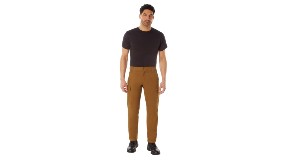 Rothco Active Flex Canvas Work Pant, Work Brown, 30, 62083-WorkBrown-28Wx30L