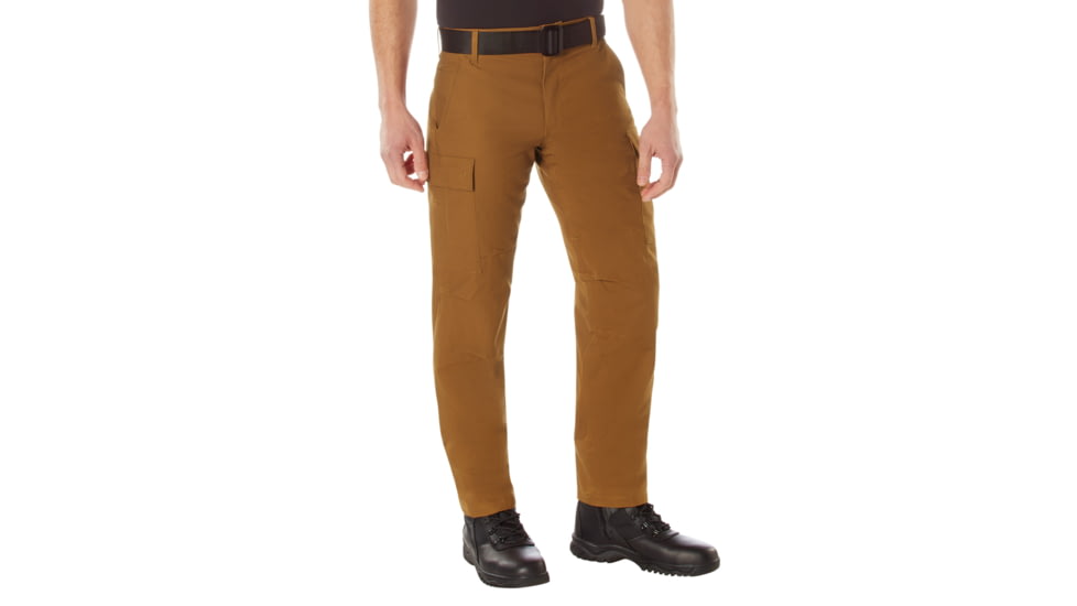 Rothco Active Flex Canvas Work Pant, Work Brown, 30, 62083-WorkBrown-28Wx30L