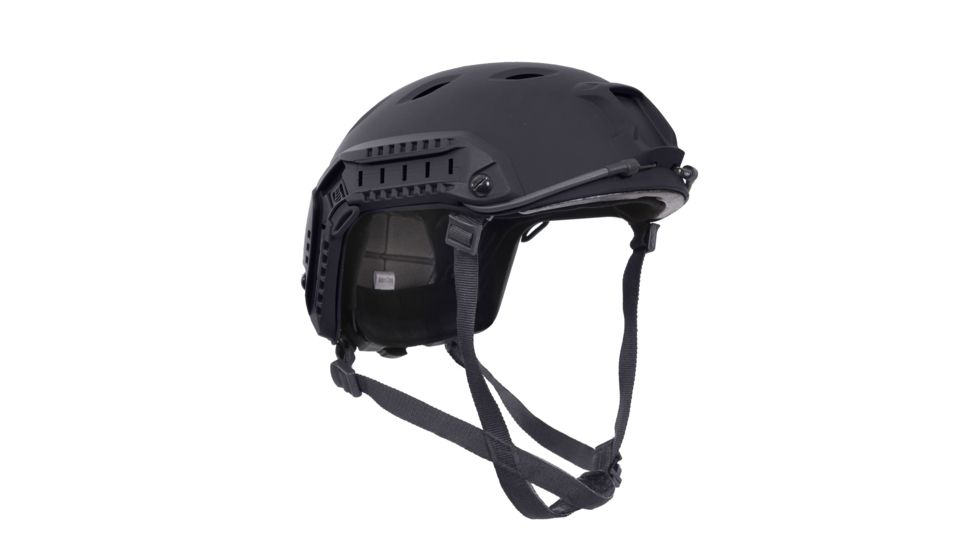 Rothco Advanced Tactical Adjustable Airsoft Helmet, Black, 1294-Black