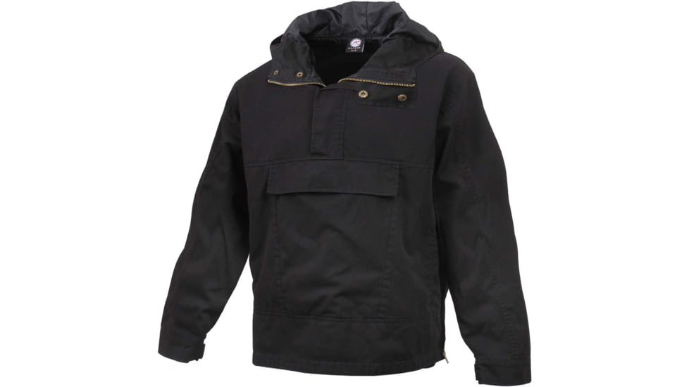 Rothco Anorak Parka, Black, L, 3857-Black-L