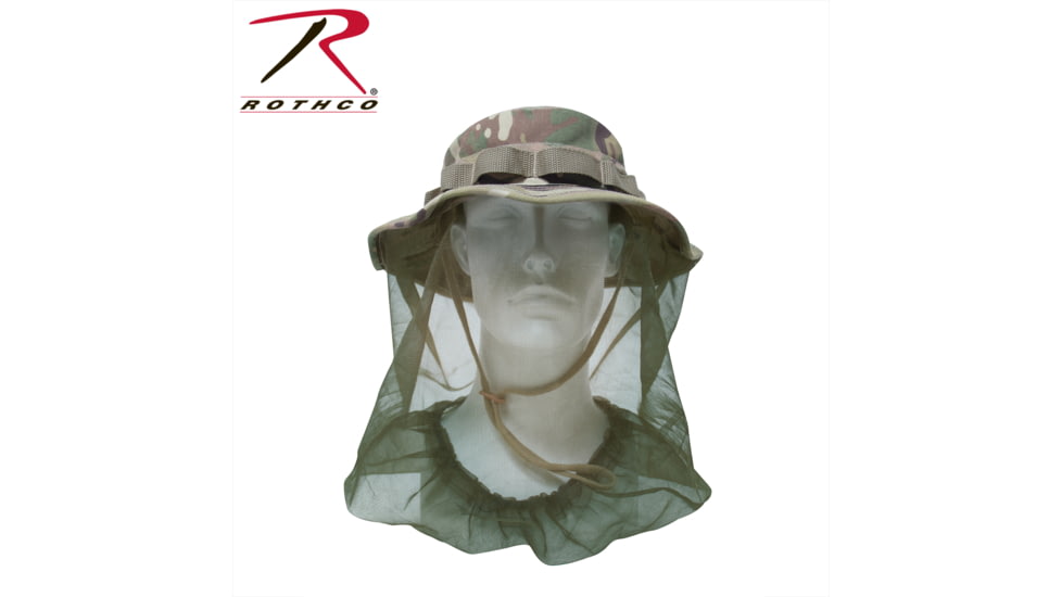 Rothco Boonie Hat With Mosquito Netting, MultiCam, 7, 58923-MultiCam-7