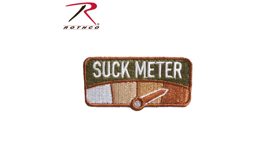 Rothco Suck Meter Morale Patch, 1879