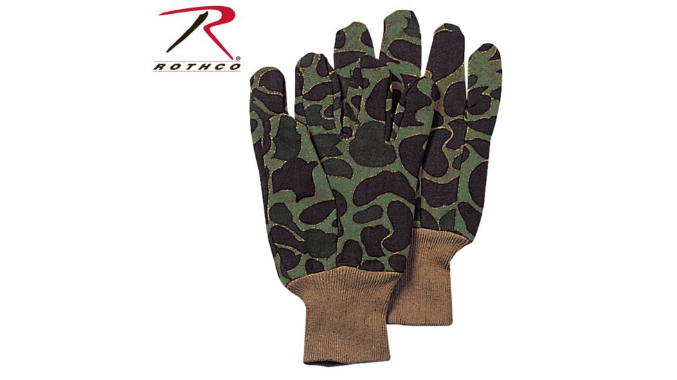 Rothco Camo Jersey Work Gloves