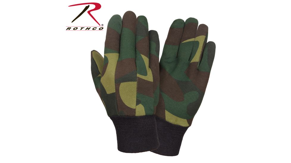 Rothco Camo Jersey Work Gloves