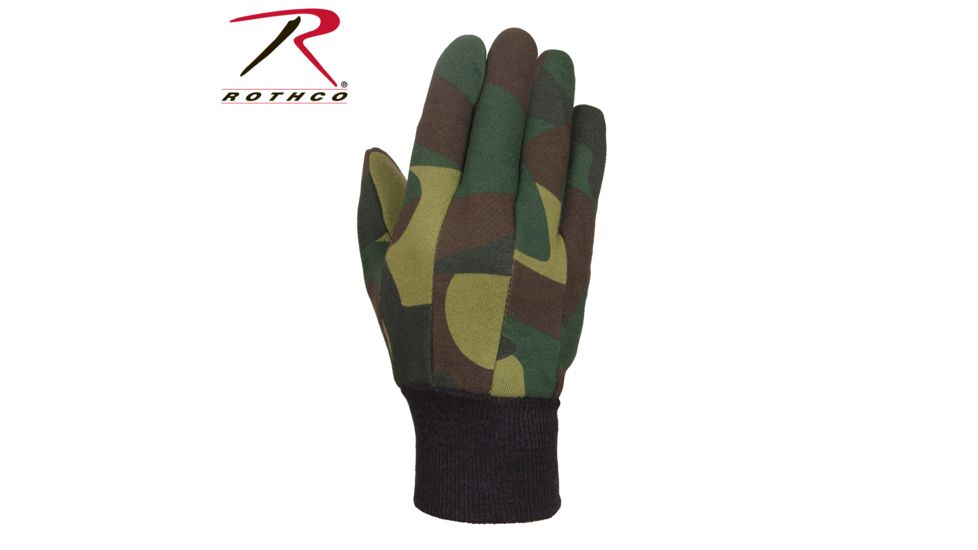 Rothco Camo Jersey Work Gloves