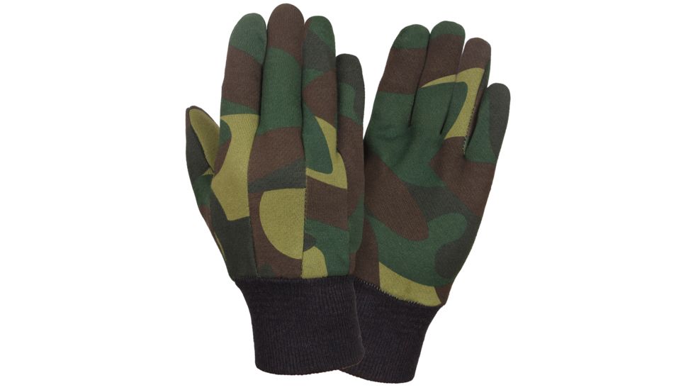 Rothco Camo Jersey Work Gloves
