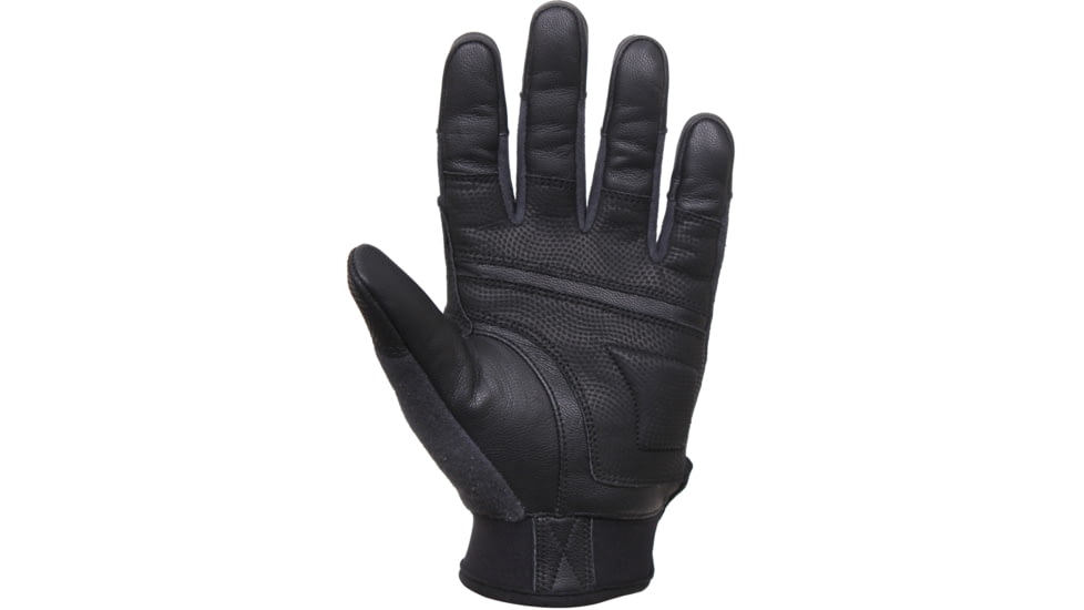 Rothco Carbon Fiber Hard Knuckle Cut/Fire Resistant Gloves, Mens, Black, Medium, 2808-088