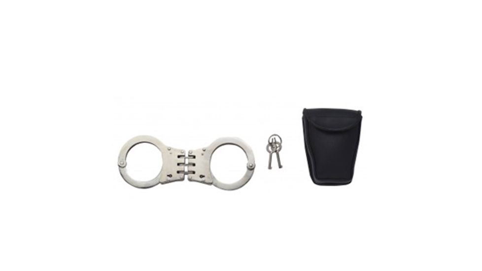 Rothco Deluxe Hinged Handcuffs / Nickel Plated, Silver, 30093-Silver