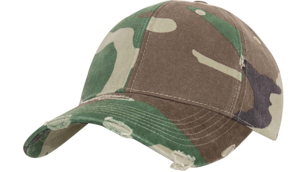 Rothco Distressed Camo Low Pro Cap, One Size, 3910