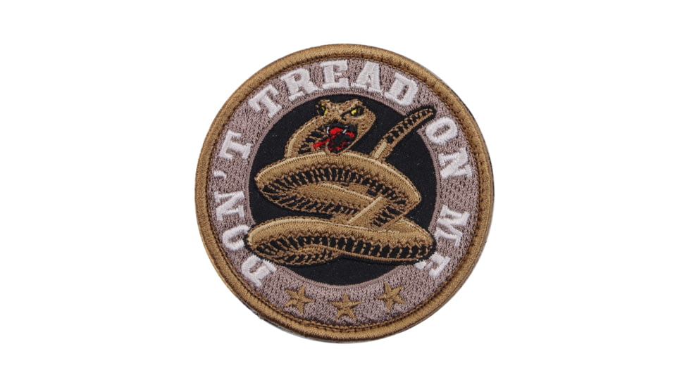 Rothco Dont Tread On Me Round Morale Patch, Bulk Packaging, 73193-BulkPackaging