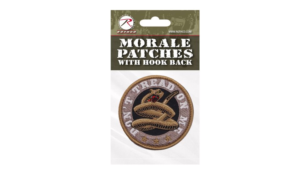 Rothco Dont Tread On Me Round Morale Patch, Header Card, P73193-HeaderCard
