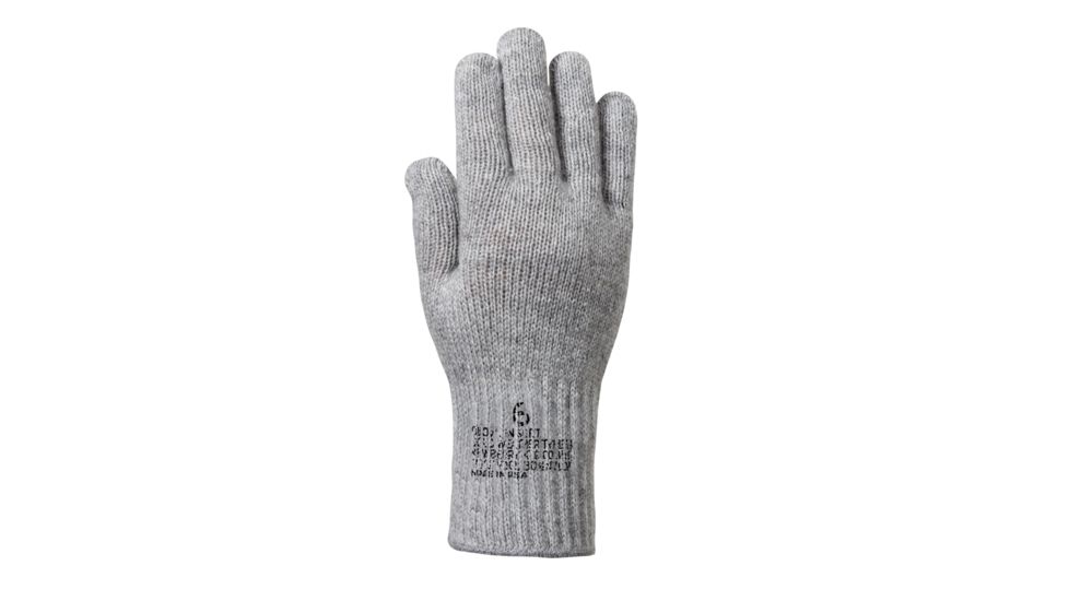 Rothco G.I. Glove Liners, Grey, 6, 8418-Grey-6