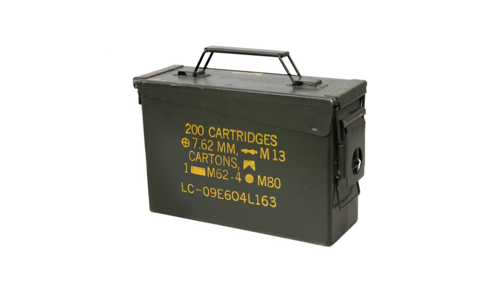 Rothco GI .30 &amp; .50 Caliber Ammo Cans - Surplus, .30 Caliber, 9095-.30Caliber